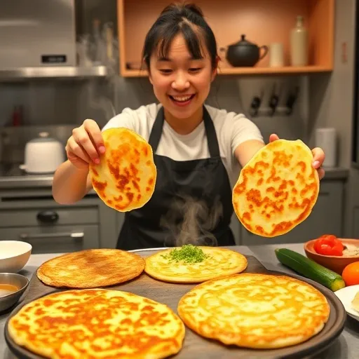 바삭함과 쫀득함, 두 마리 토끼 잡는 전 만드는 비법 (강판 vs. 믹서기)