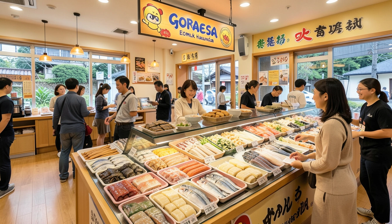 어떤 어묵을 먹어볼까? 고래사어묵 해운대점 시식 및 매장 식사 완전 정복