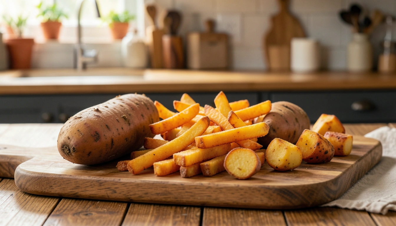 군고구마를 넘어선 변신! 2025년 에어프라이어 고구마 간식 트렌드