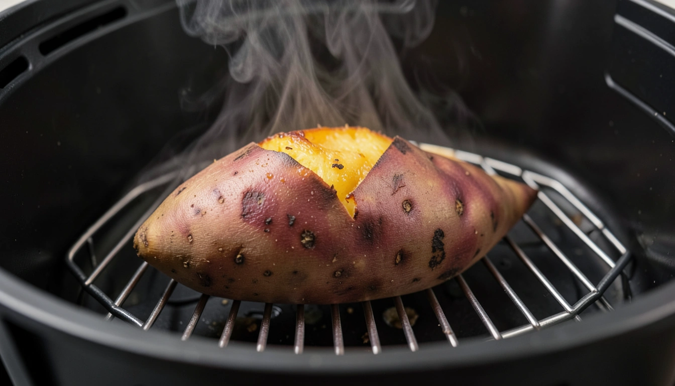 실패 없는 에어프라이어 고구마, 황금 비율 시간과 온도의 비밀