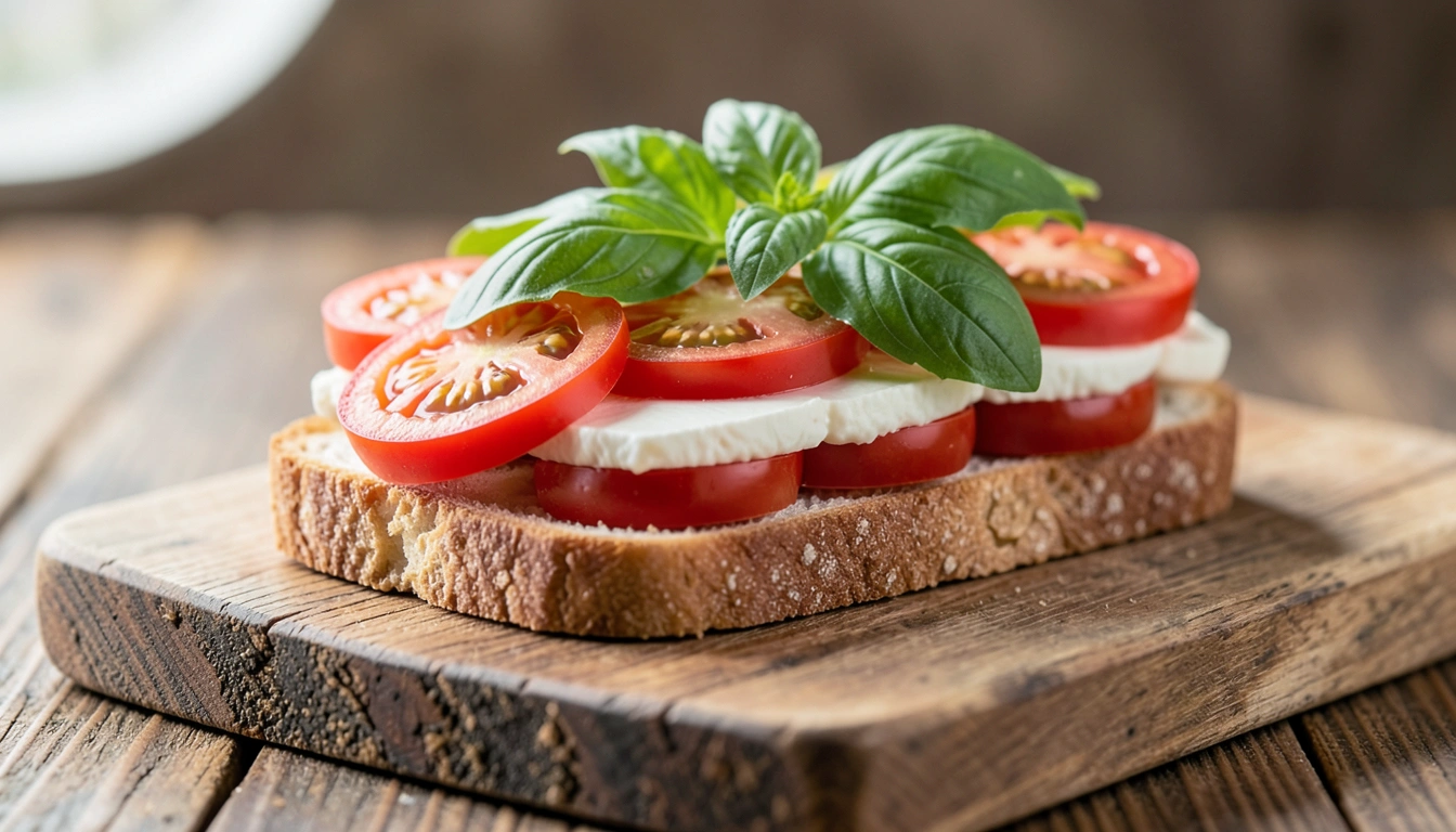 집에서 카페 퀄리티 카프레제 샌드위치 만드는 비법, 단계별 공개!