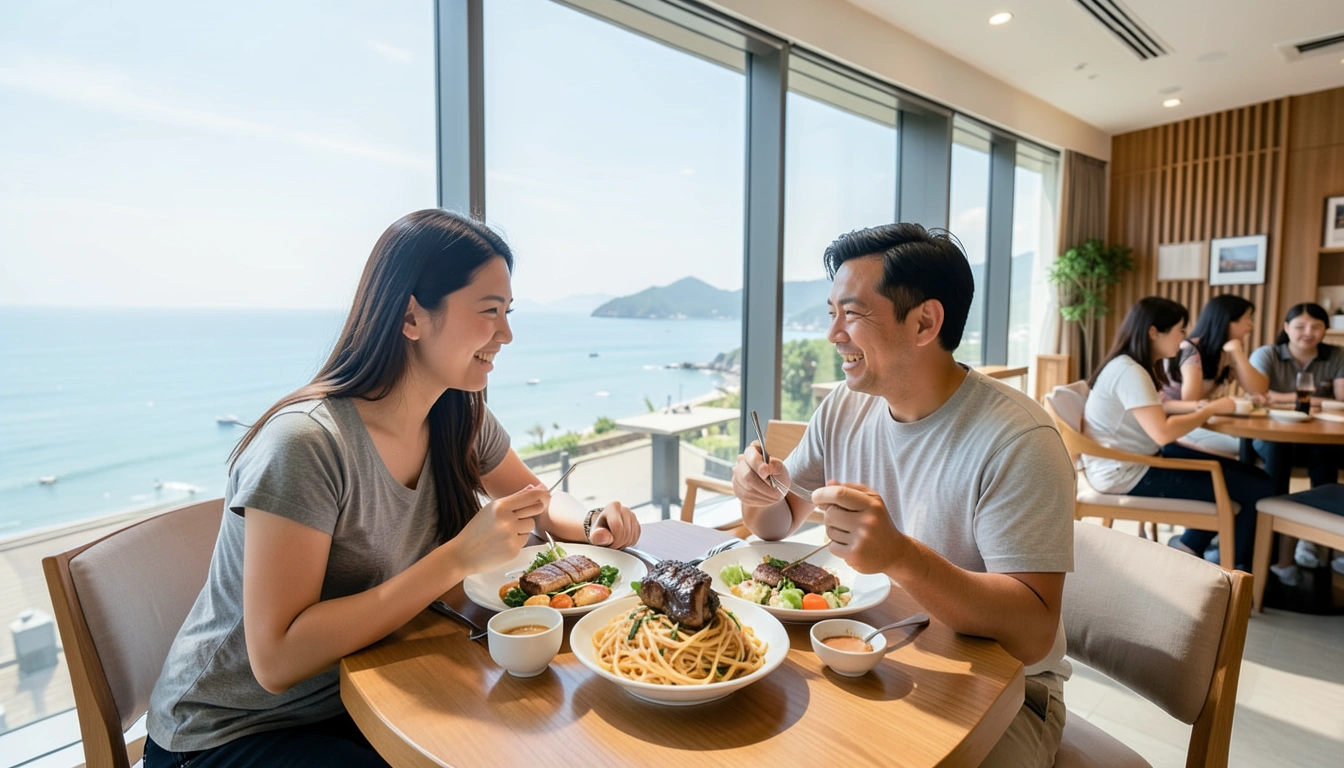 수선화식당 메뉴 돋보기: 보말파스타 vs 흑돼지 돈가스, 진짜 꿀조합은?