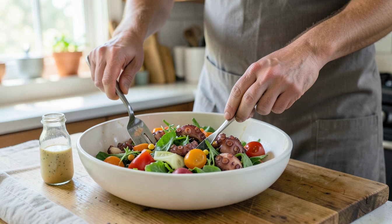 프리미엄 문어요리의 완성: 전문가의 손길이 필요한 순간