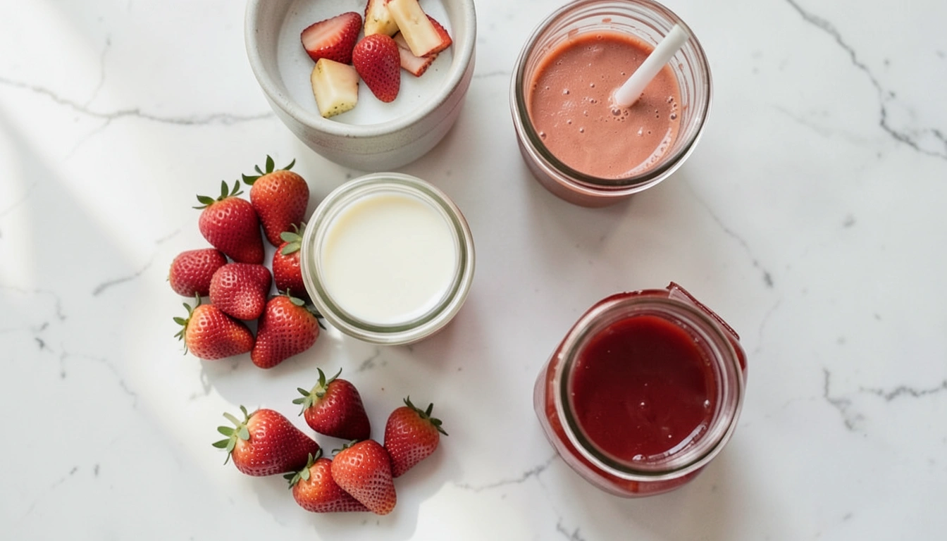 카페 퀄리티 능가! 딸기라떼 업그레이드 비밀 노하우